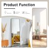 The 4th generation floor standing full-length mirror. wall mirror, bathroom makeup mirror, bedroom foyer, clothing store, wall mounted. 65 "* 23.2"